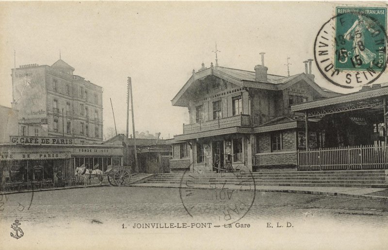 La gare au XXème siècle.